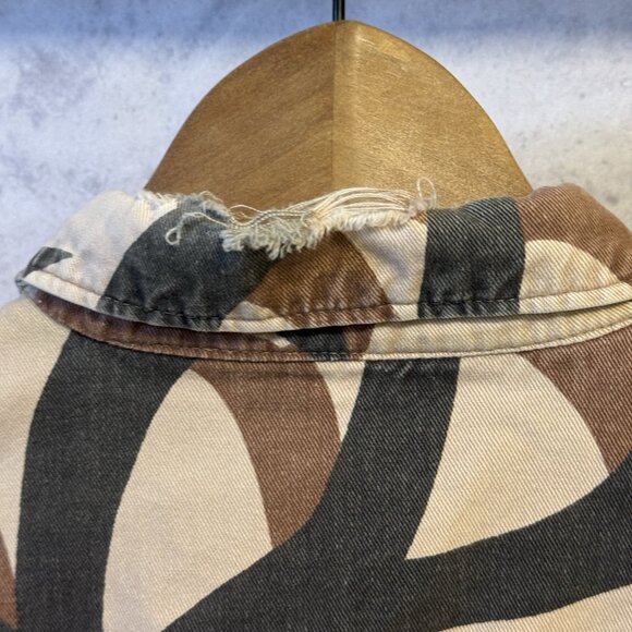 Vintage ASAT Camo BDU Style Button Up Field Shirt Jacket Mens Large Hunting USA - Picture 4 of 9